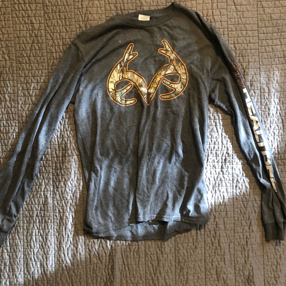 Long sleeve real tree shirt